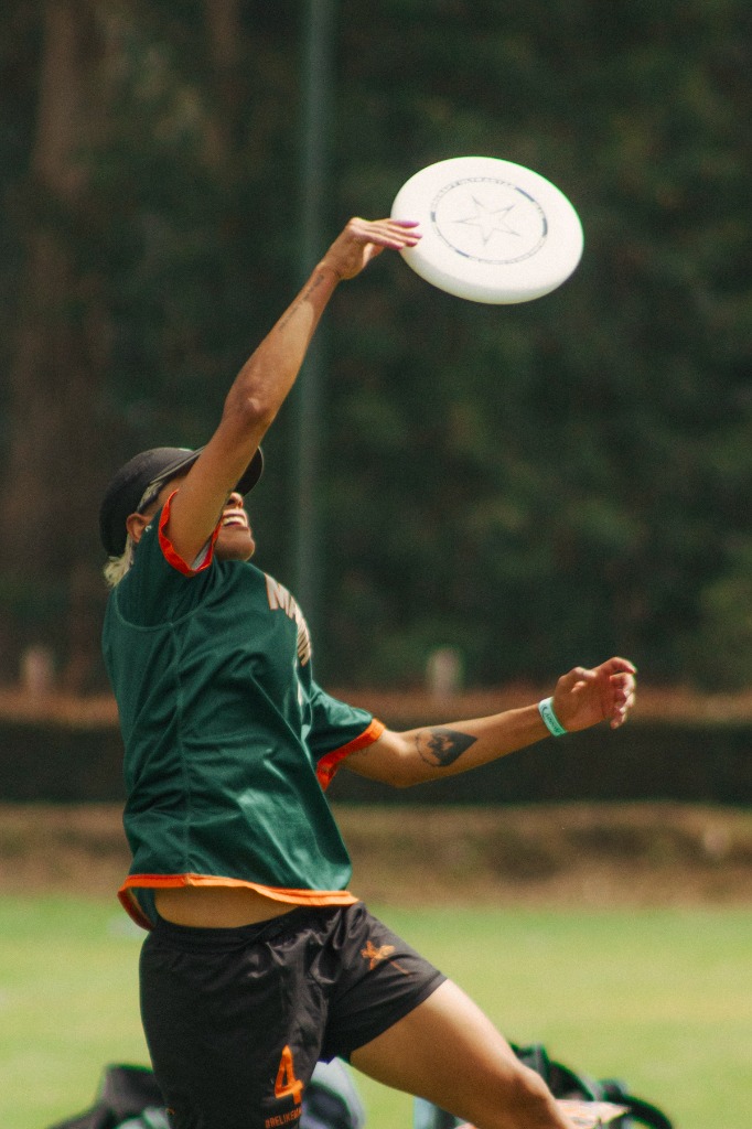 Jugador de Ultimate en acción